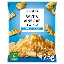 Tesco Salt & Vinegar Twirls 125g