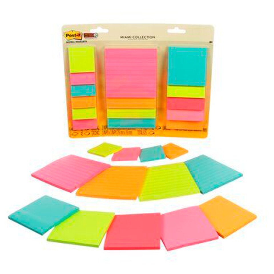 Post It Super Sticky 15 Pad Waterfall