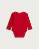 image 2 of F&F Baby Pure Cotton I Love Mummy Long Sleeved Bodysuit in Red