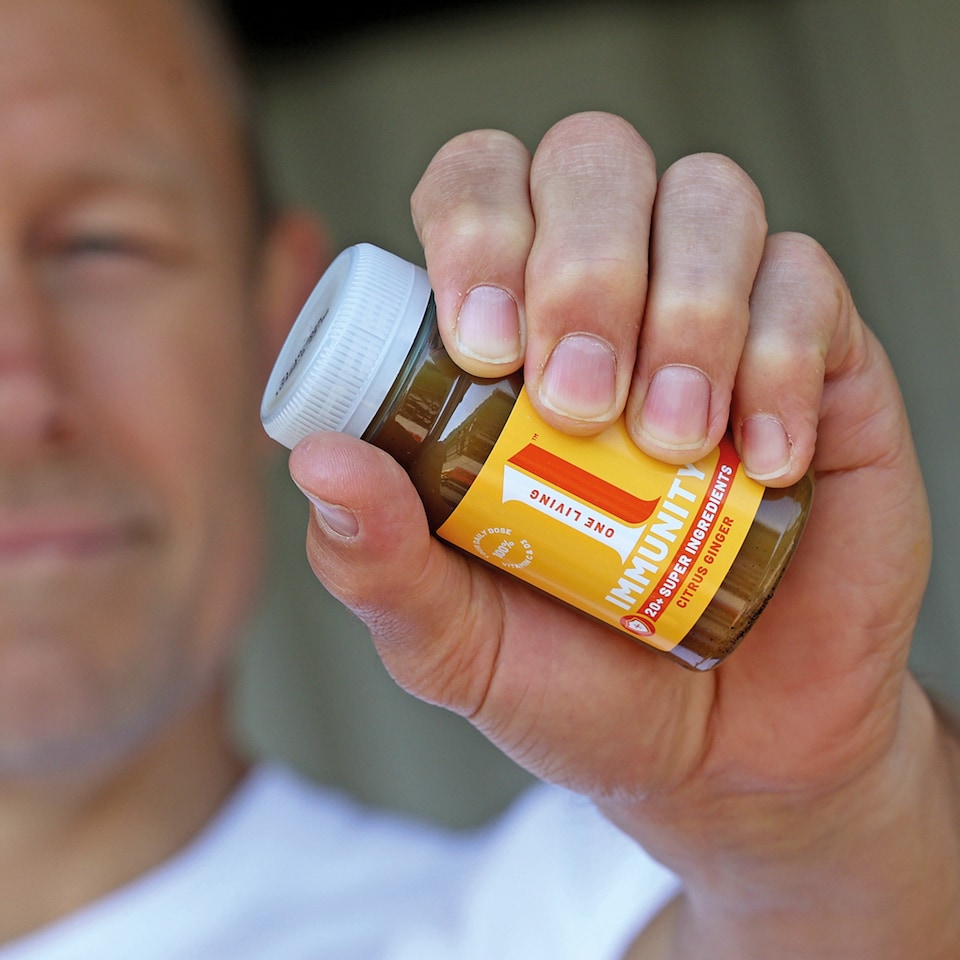 image 1 of One Living Citrus Ginger Immune Health Shot 100ml