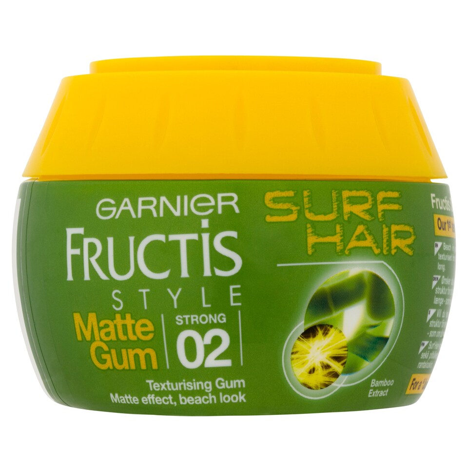 image 1 of Garnier Fructis Style Surf Hair Matte Gum 150Ml