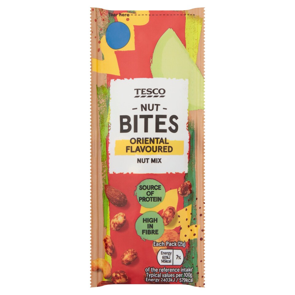 Tesco Oriental Flavoured Nut Mix 25G Tesco Groceries