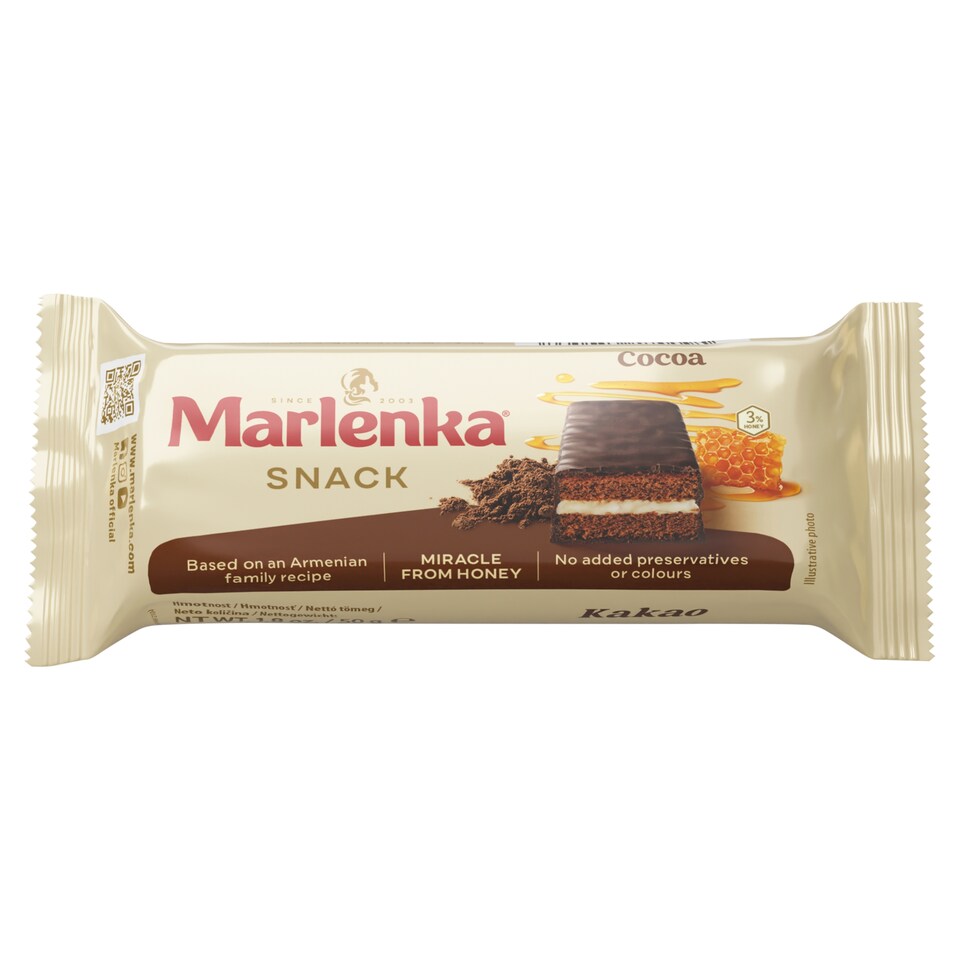 Marlenka Kakaový medový snack 50 g