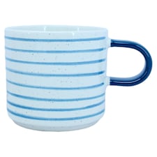 Tesco Blue Bright Stripe Mug