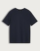 image 4 of The F&F Edit Cotton Rich Ribbed Short Sleeved T-Shirt in Navy