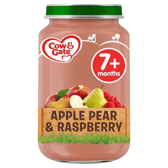 C&G Stage 2 Apple Pear & R/berry 200g Jar Tesco Groceries