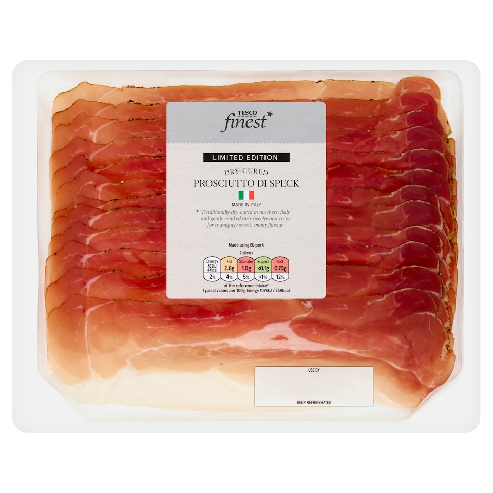 Tesco Finest Prosciutto Di Speck 100g