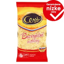 Cessi Bezvaječné cestoviny pšeničné, sušené fliačky 400 g