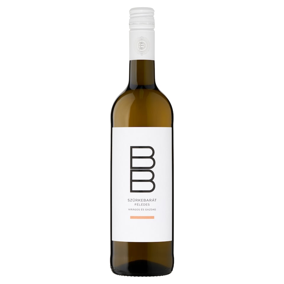 BB Szürkebarát Semi-Sweet White Wine 13% 0,75 l
