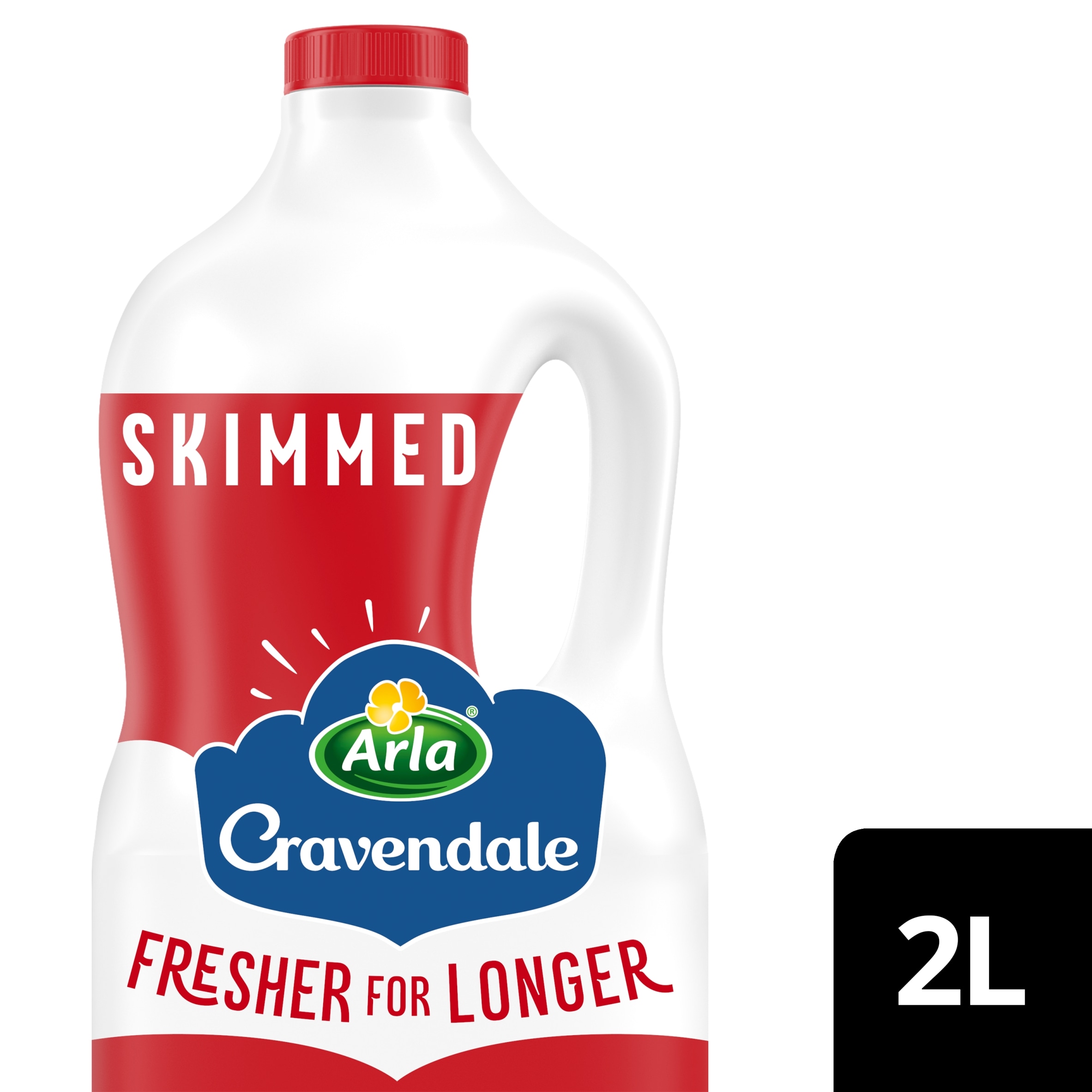 Cravendale Filtered Fresh Skimmed Milk 2L Fresher for Longer