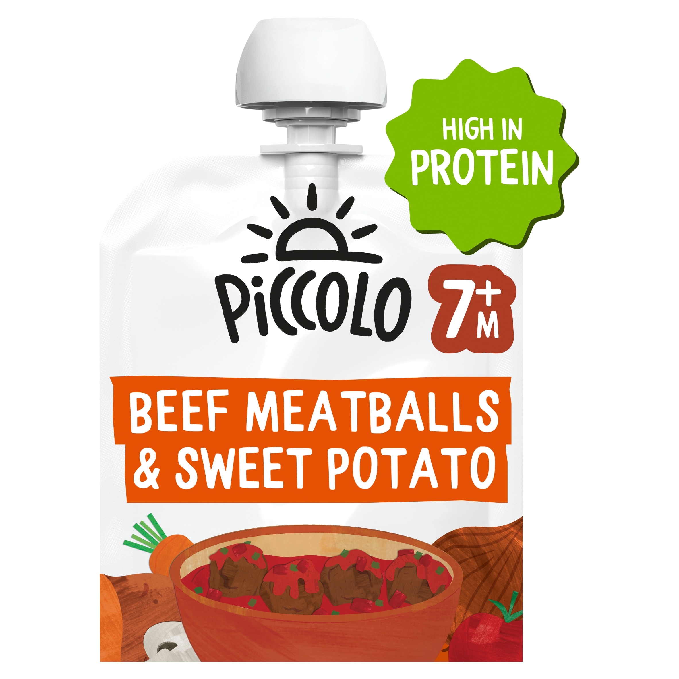 Piccolo Organic Sweet Potato &Beef Ragu Stage 2 130G