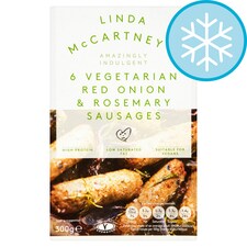 Linda Mccartney 6 Vegetarian Redonion And Rosemarysausages 300G