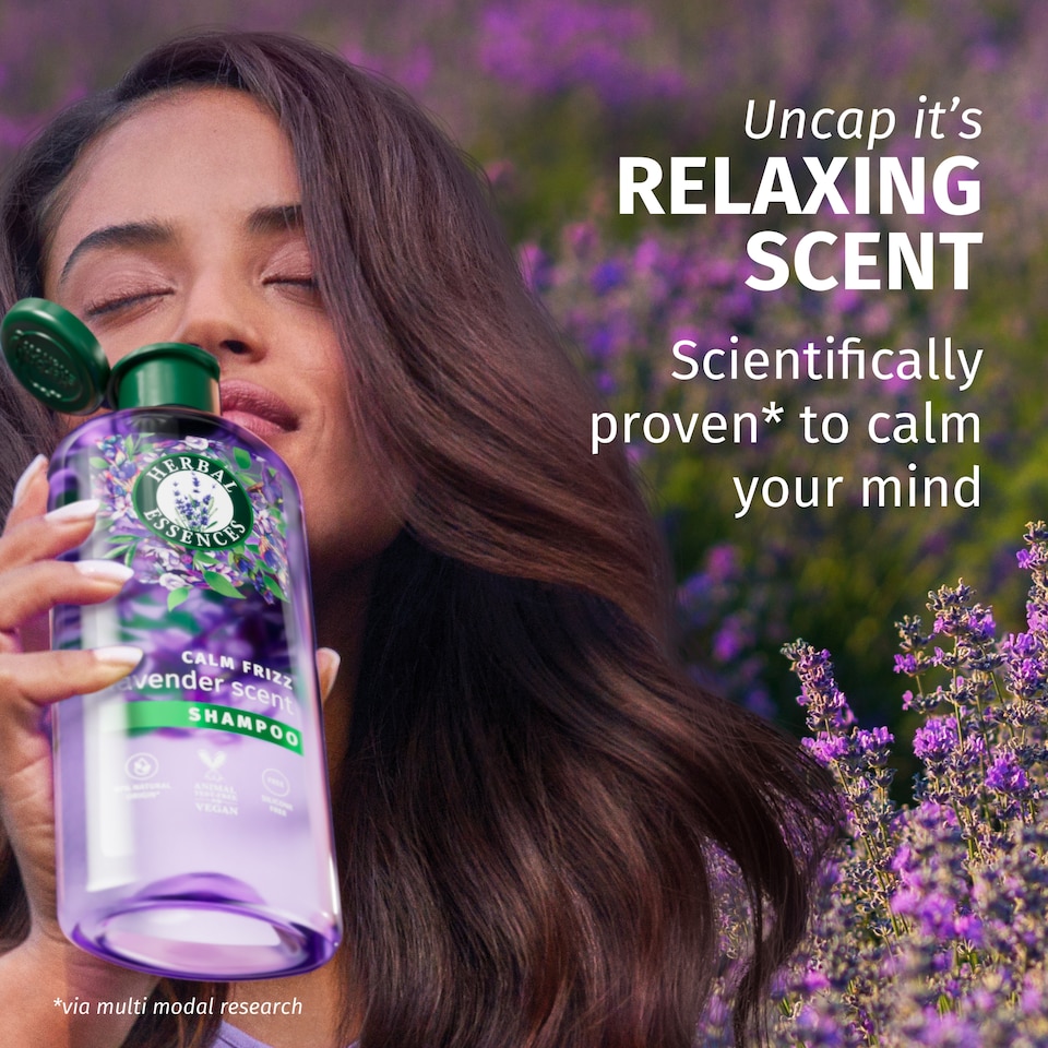 image 1 of Herbal Essences Calm Frizz Shampoo - Lavender Scent 350ml