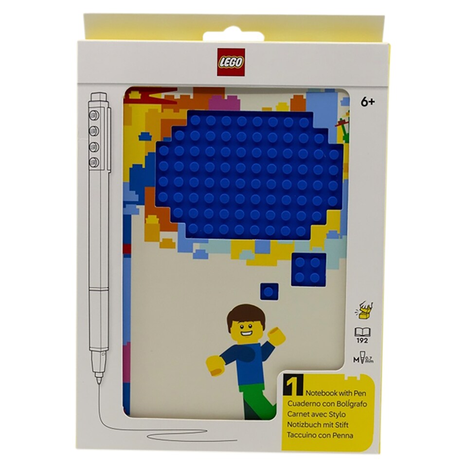 image 1 of Lego Thoughts Reclaim & Recycle Notebook and Gel Pen