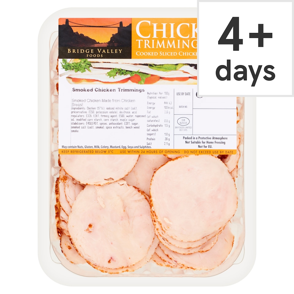 Bridge Valley Cooked Sliced Chicken Trimmings 400G