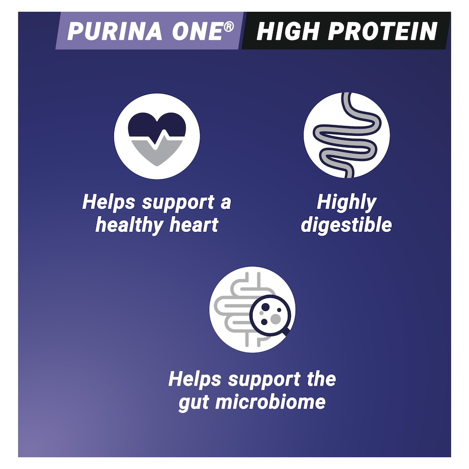image 1 of PURINA ONE High Protein Chicken Adult Cat Food 650g