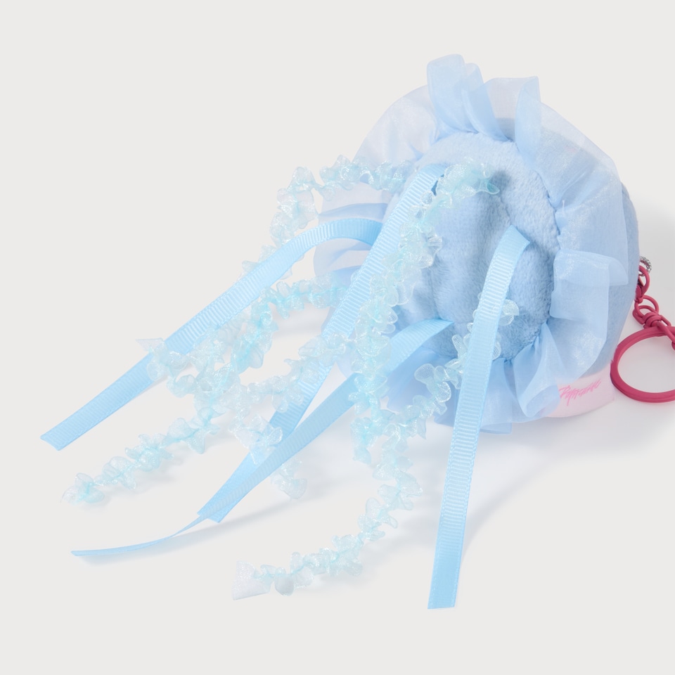 image 1 of Paperchase Happy As a Fish Jellyfish keyring