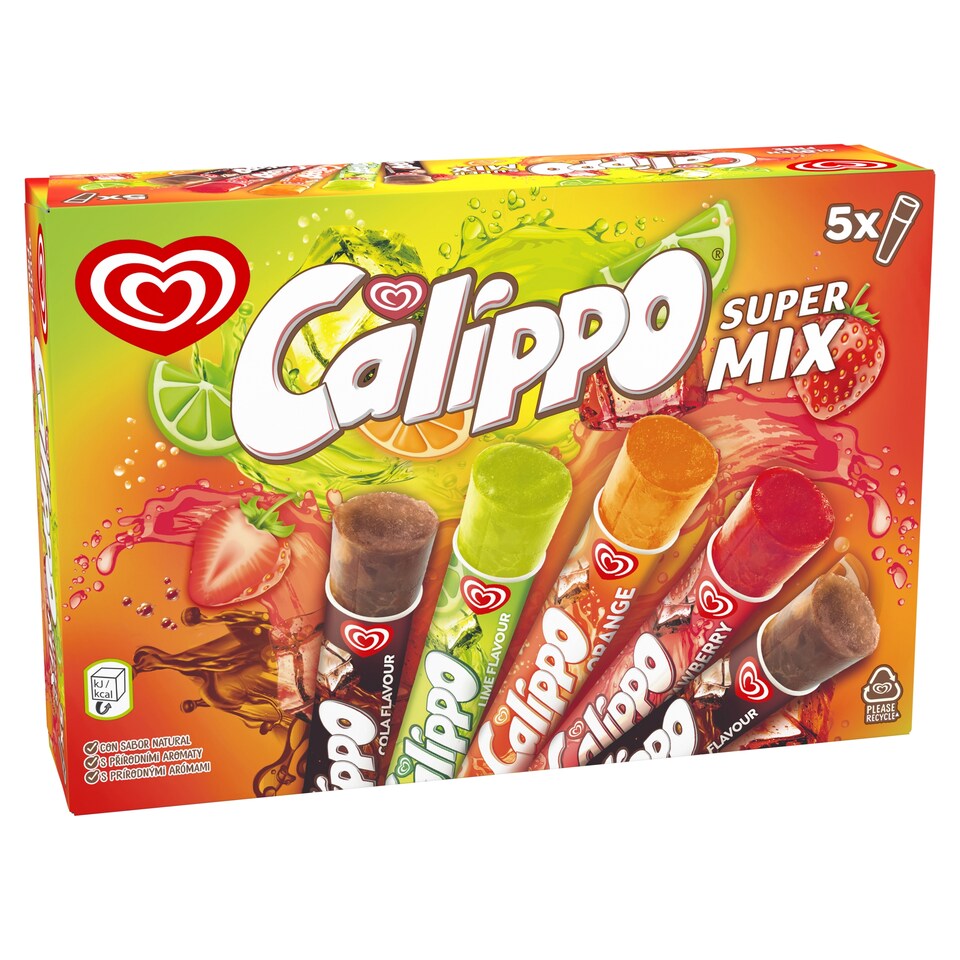 Calippo Super Mix multipack zmrzlina 5 x 105 ml