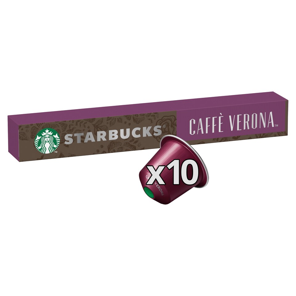 image 1 of Starbucks Caffe Verona Coffee Pods 10 Pack X 55G