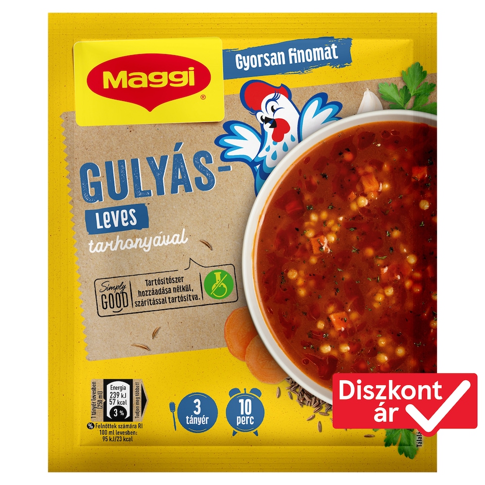 Maggi gulyásleves tarhonyával 48 g