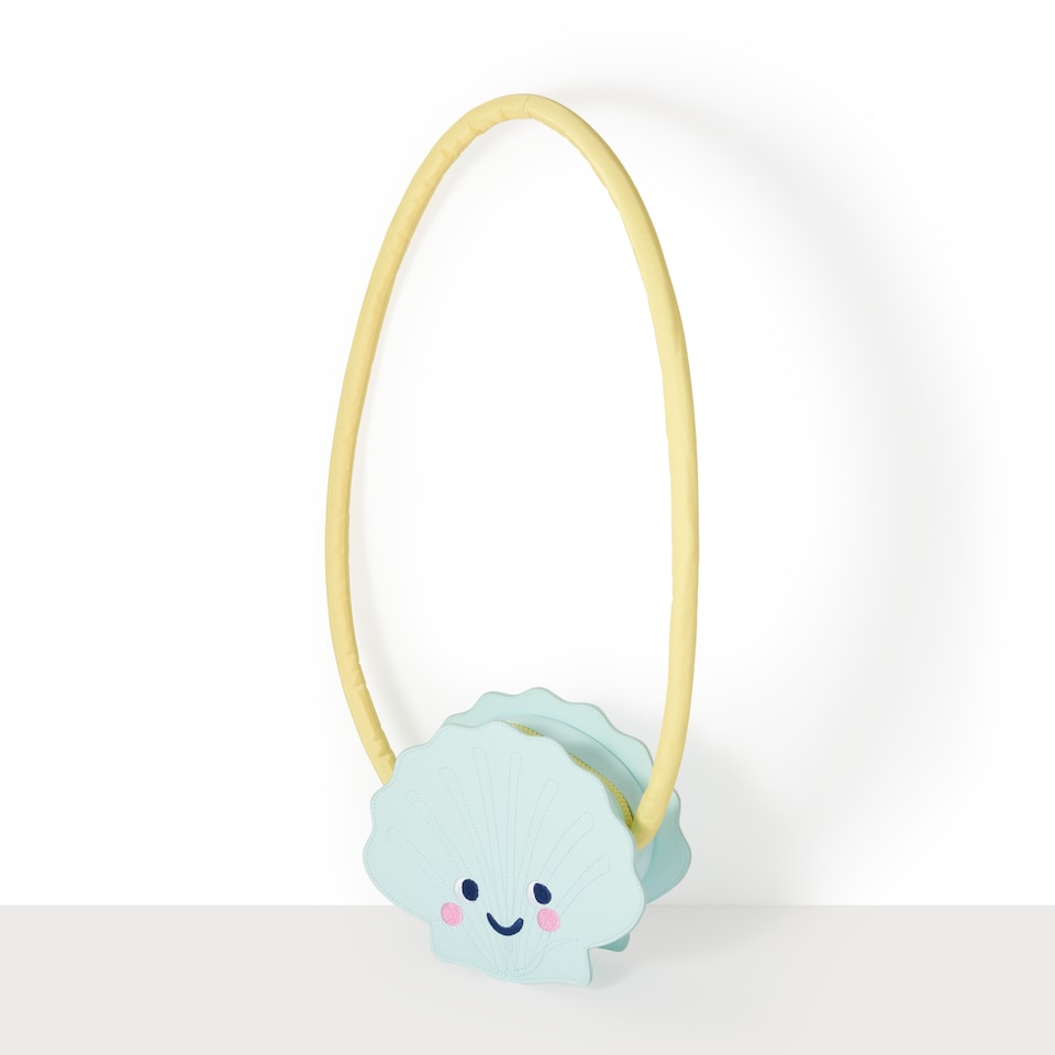 image 1 of Paperchase Happy As a Fish Shell Shoulder bag