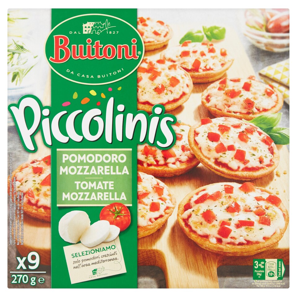 Buitoni Piccolinis Pomodoro Mozzarella 9 x 30g