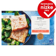 Tesco Filé z tresky aljašskej 400 g
