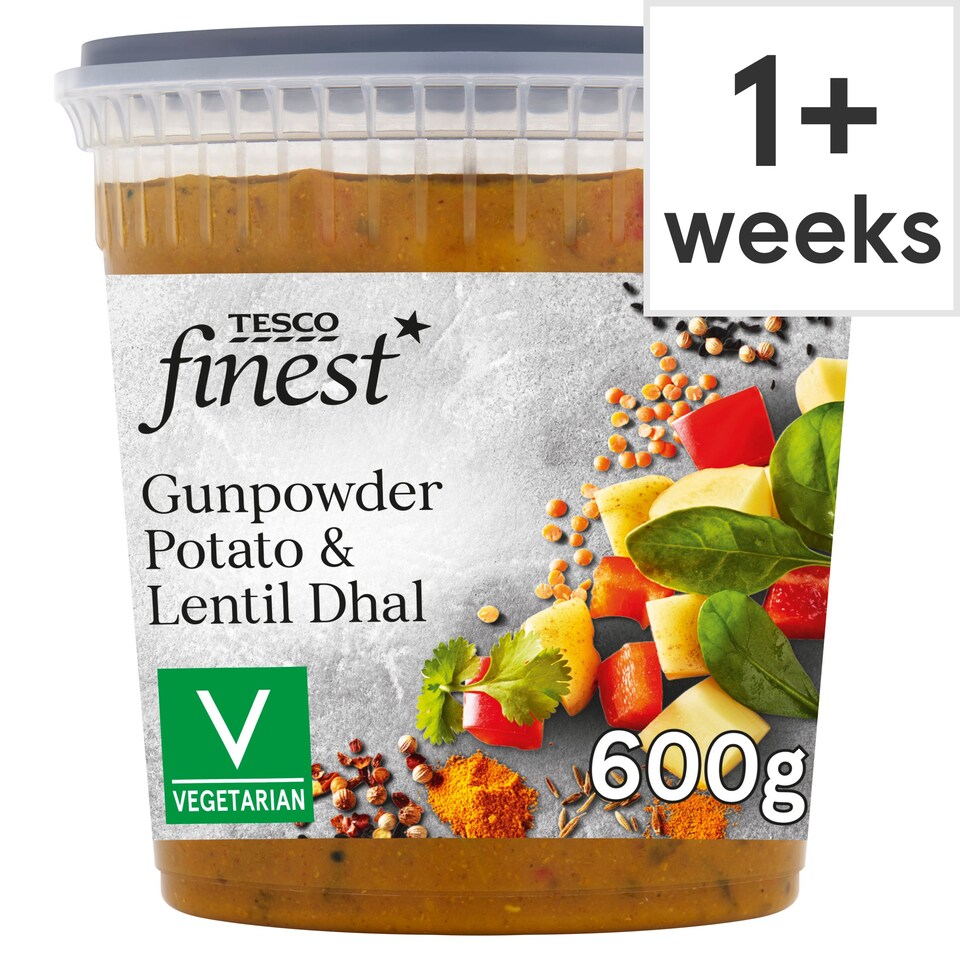 Tesco Finest Gunpowder Potato & Lentil Dhal Soup 600g Tesco Groceries