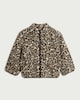 image 4 of F&F Girls Fleece Animal Print Jacket in Multi Brown