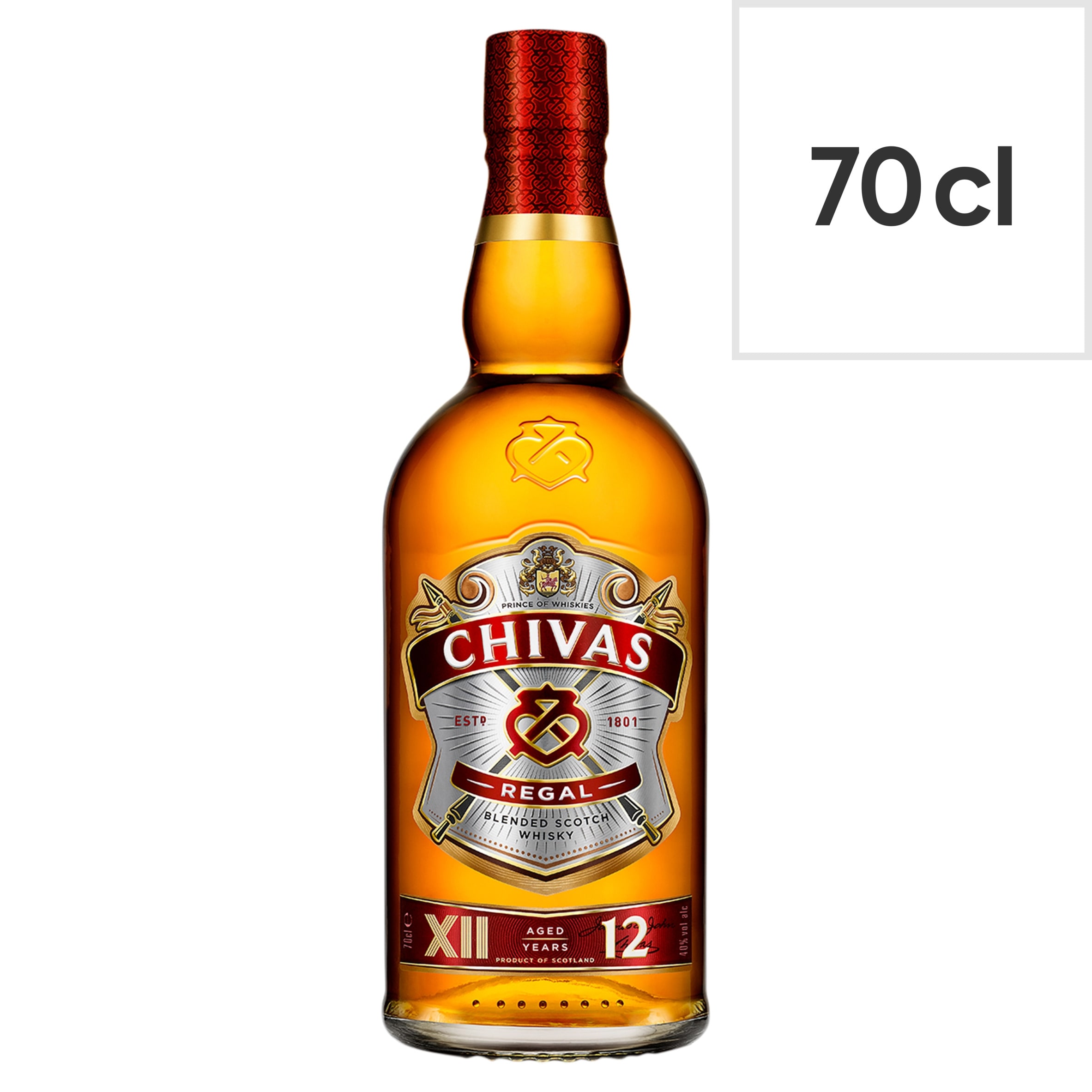 Chivas Regal Aged 12 Years Blended Scotch Whisky 70cl