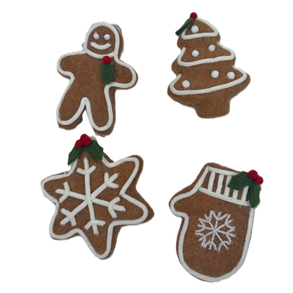 Bayswood Gingerbread Treats Hanging Christmas Decoration Assortment