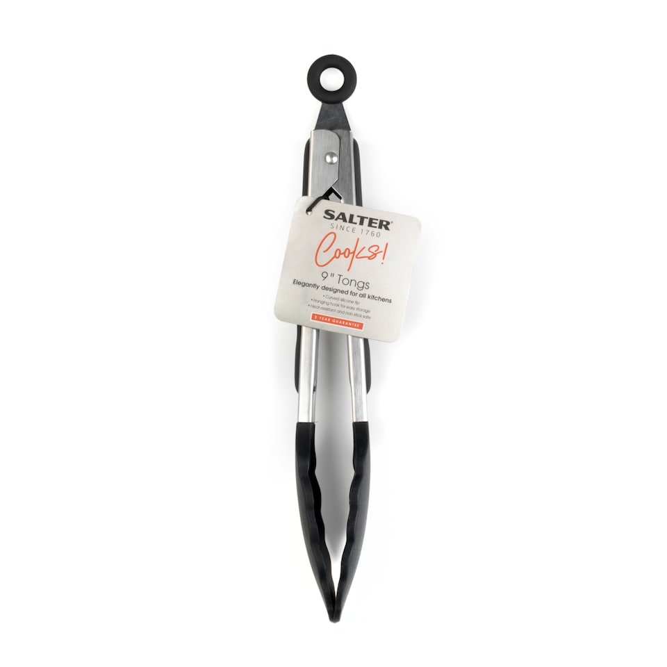image 1 of Salter Cooks 9" Tongs