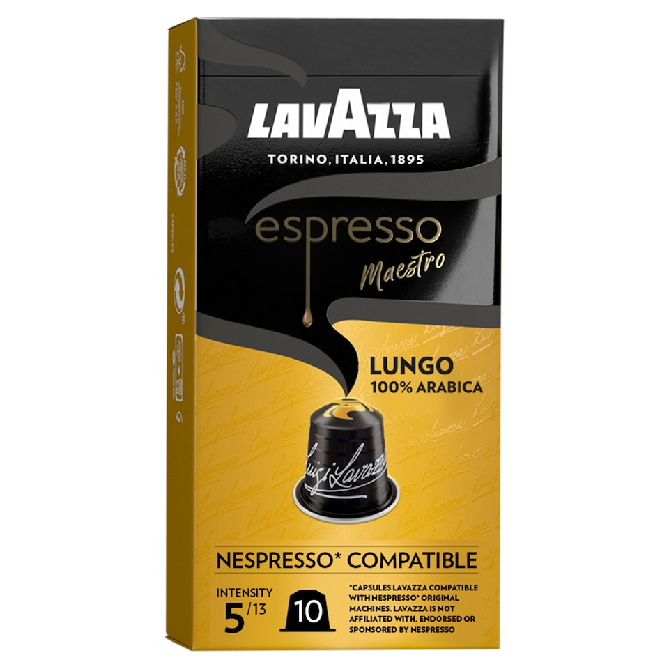 Lavazza Espresso Lungo Coffee Capsules X10 45G