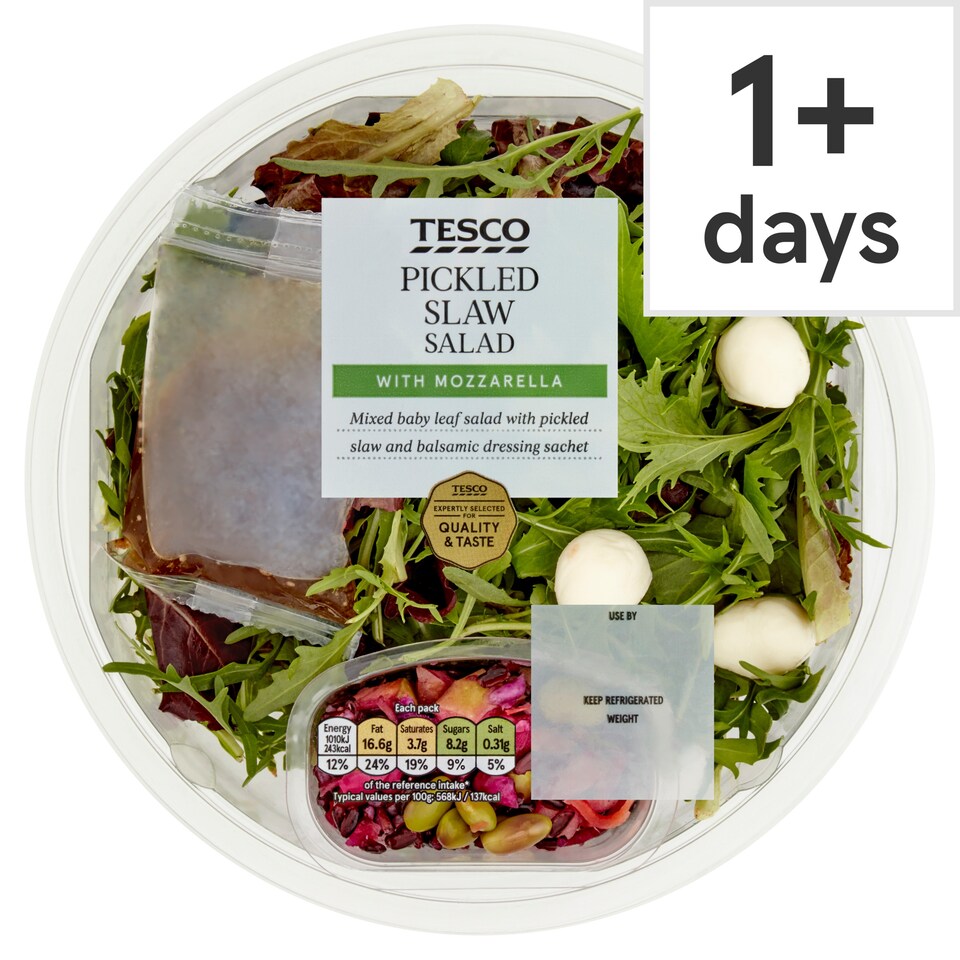 Tesco Pickled Slaw Salad 178G