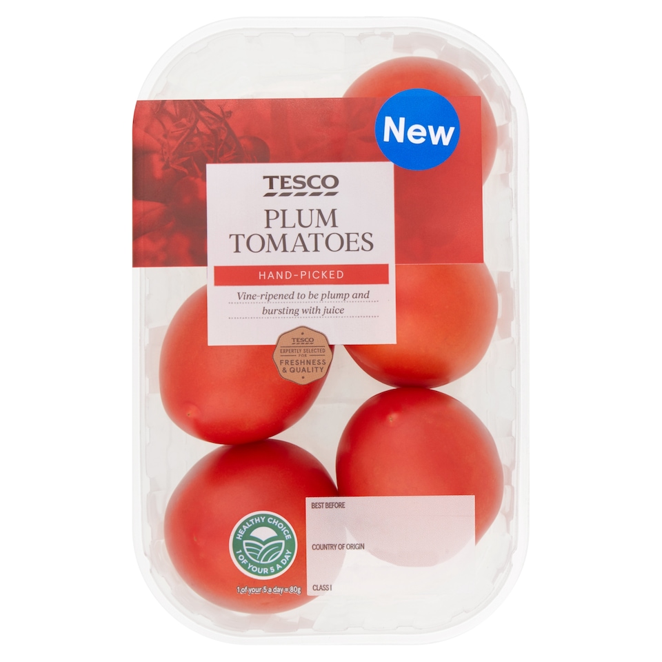 image 1 of Tesco Plum Tomato Tray 500G