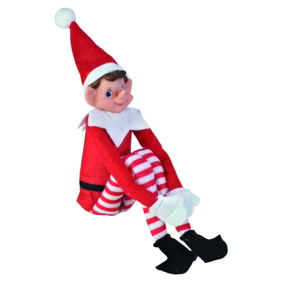 Festive Magic Shelfie Elfie vianočný škriatok 33 cm