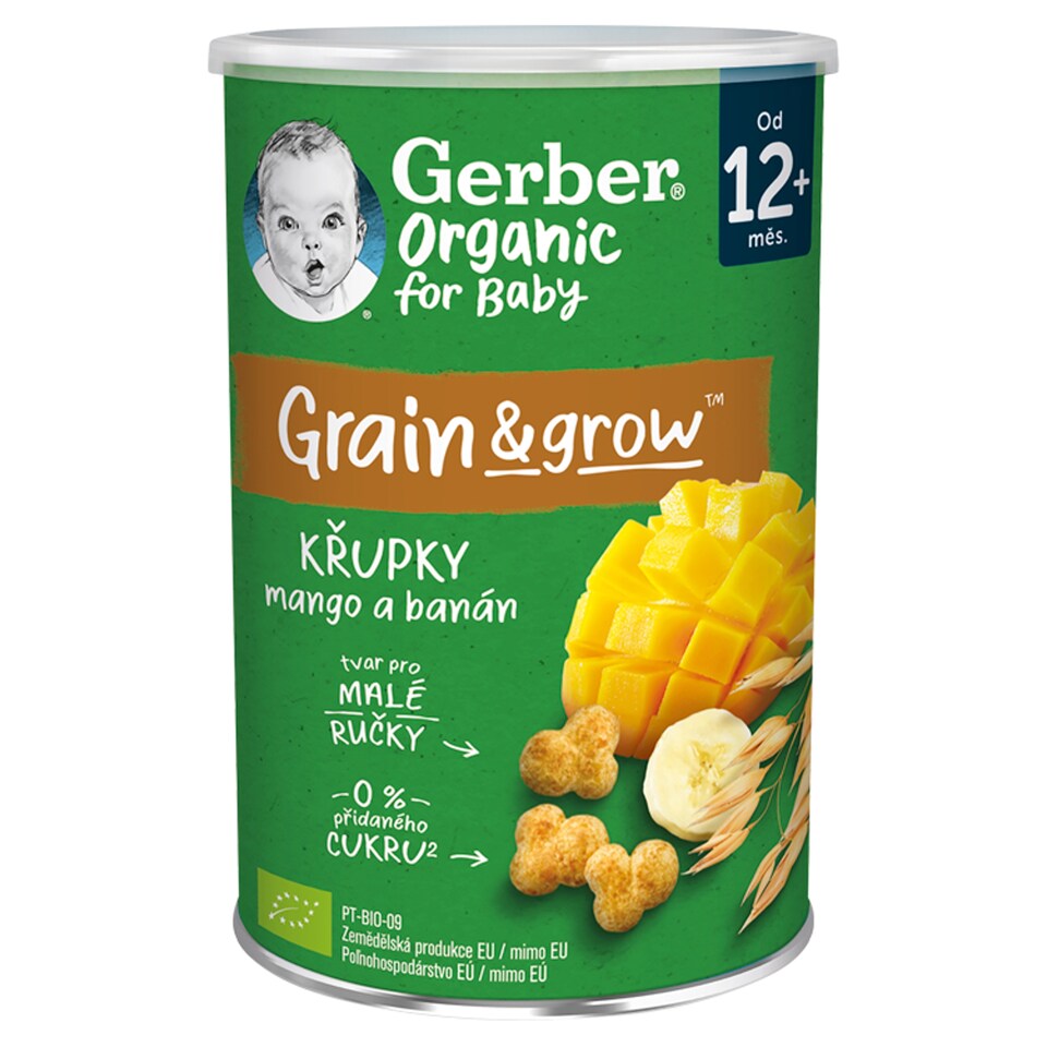 image 1 of GERBER Organic Crisps with Mango and Banana 35 g