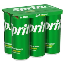 Sprite Lemon & Lime Soft Drink 6 x 330ml