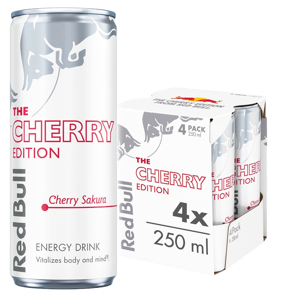 Red Bull Cherry Edition Energy Drink 4 x 250ml