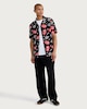 image 2 of Rolling Stones Tongue Print Shirt in Black