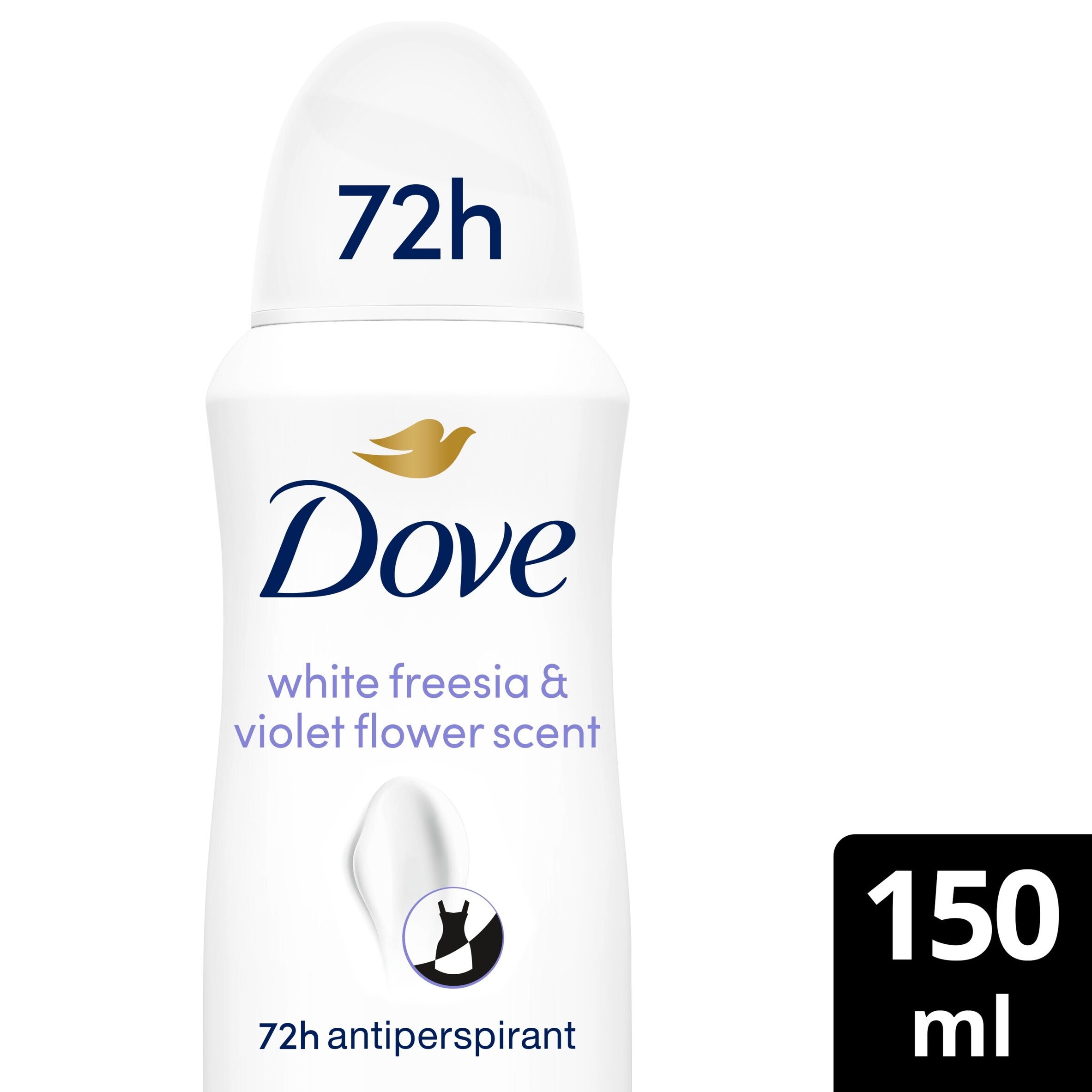 Dove Women's 'Antiperspirant' Advanced Care 72H Deodorant for Women, 3x 150ml in White