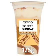 Tesco Toffee Sundae 125g