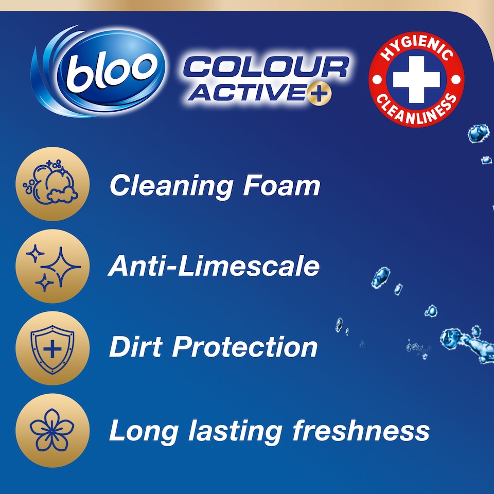 image 1 of Bloo Colour Active Bleach Rim Block 2X50g