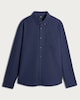 image 4 of F&F Pure Cotton Spot Print Long Sleeved Shirt in Navy