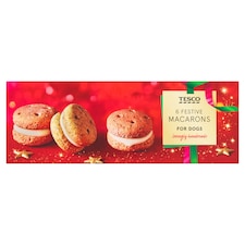 Tesco 6 Festive Macarons for Dogs
