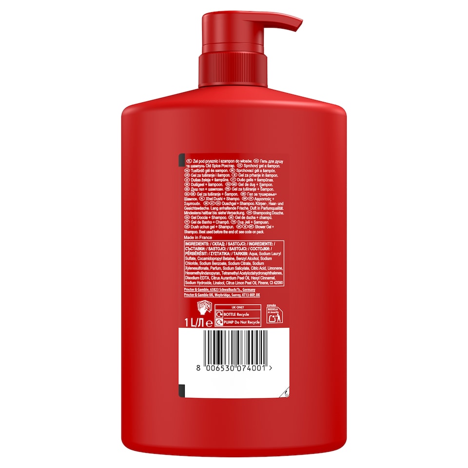 obrázok 1 z Old Spice Tomorrowland Sprchový gél a šampón 3 v 1, špeciálna edícia 2026, 1000ml