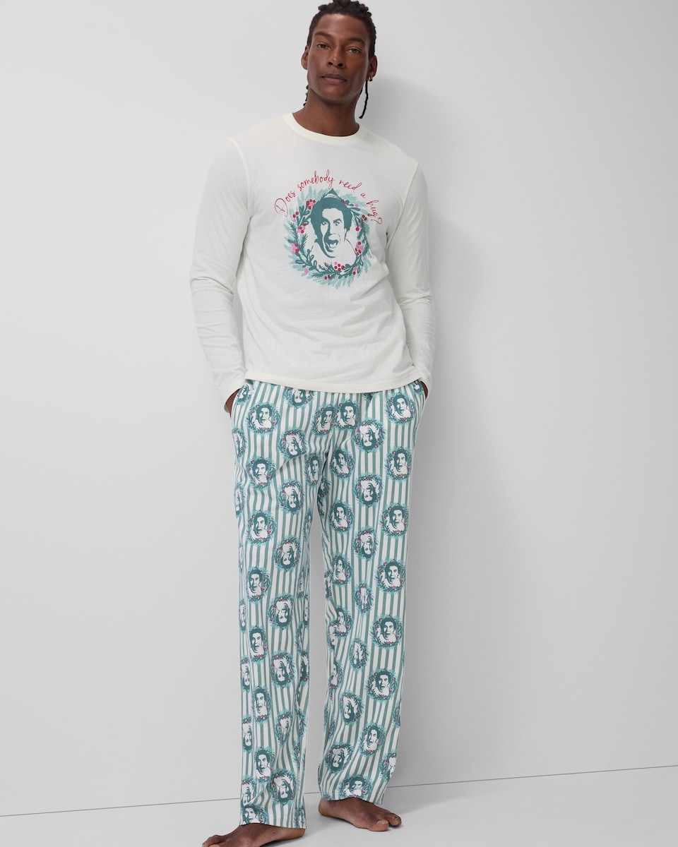 image 1 of Elf Pure Cotton Matching Family Christmas Pyjama Set in Multi