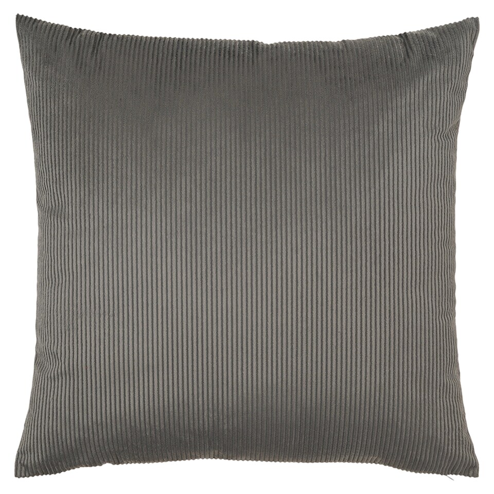 F&F Home Jumbo Cord Cushion szürke díszpárna 48 cm x 48 cm