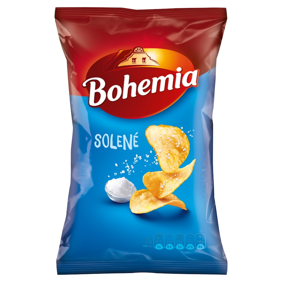Bohemia Chips solené 130g