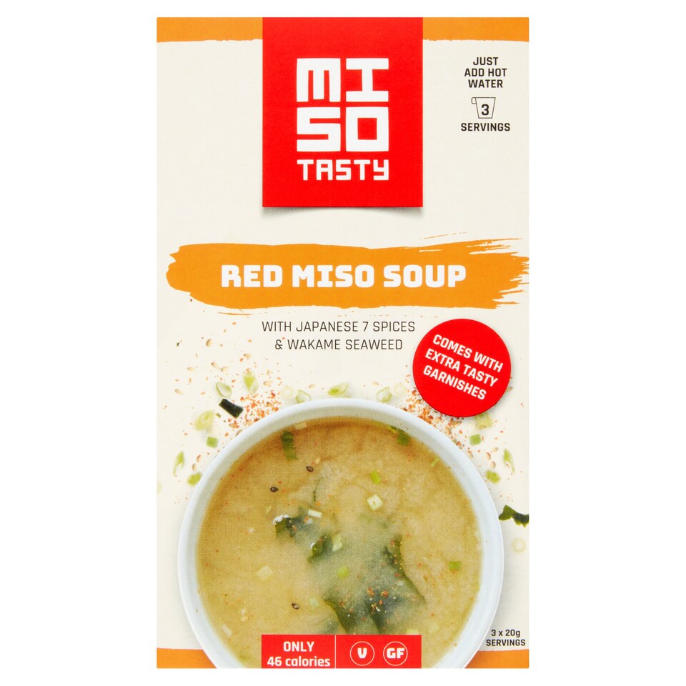 Miso Tasty Spicy Miso Soup Kit 3X20g Tesco Groceries